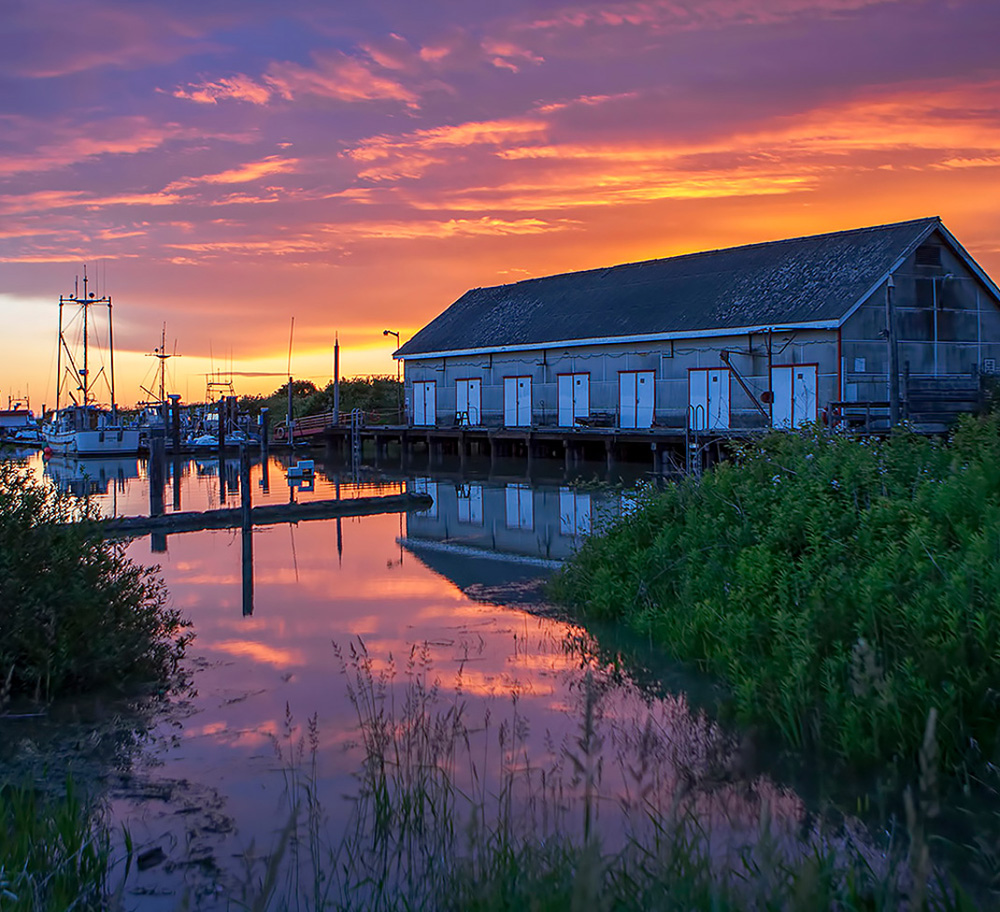 Scotch Pond at sunset